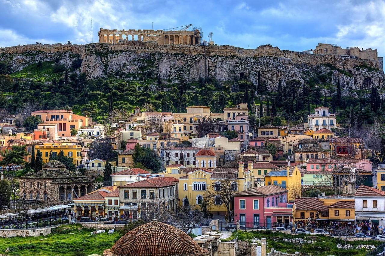 Pale Coloured Apt In Athens Historic Centre Exteriér fotografie
